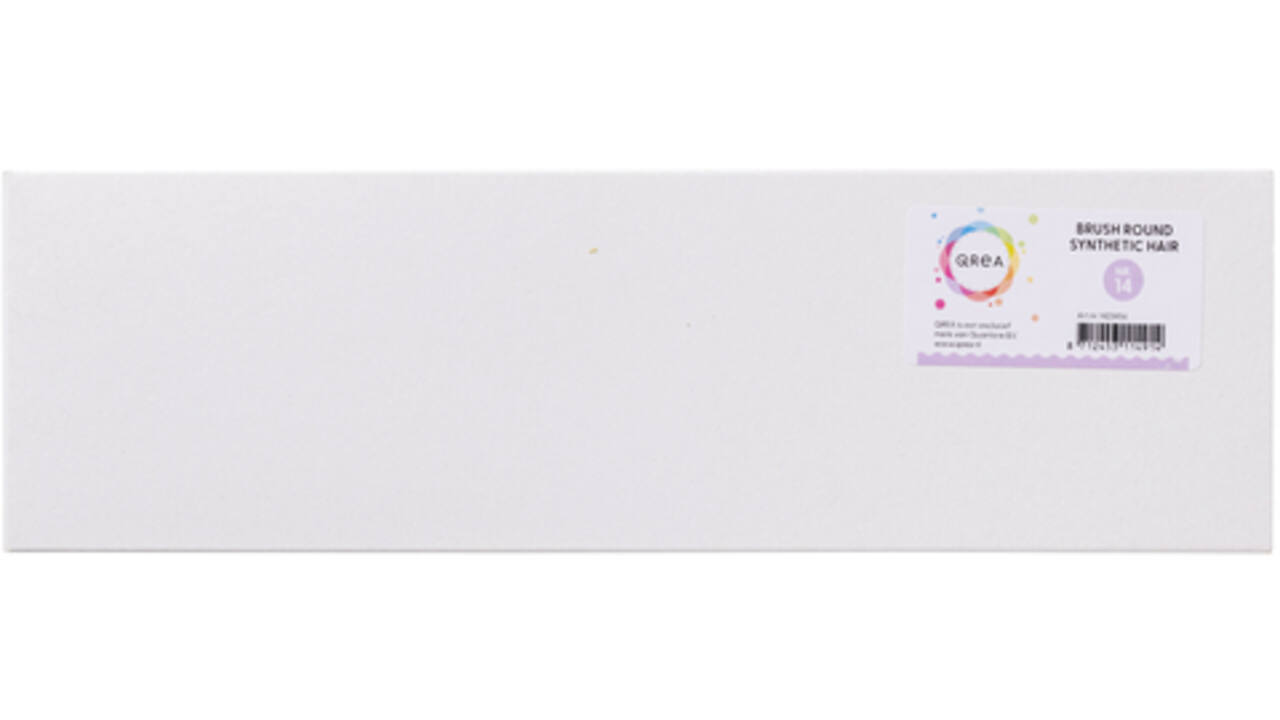 Penseel Qrea synthetisch haar nr 14 breedte 9,6mm