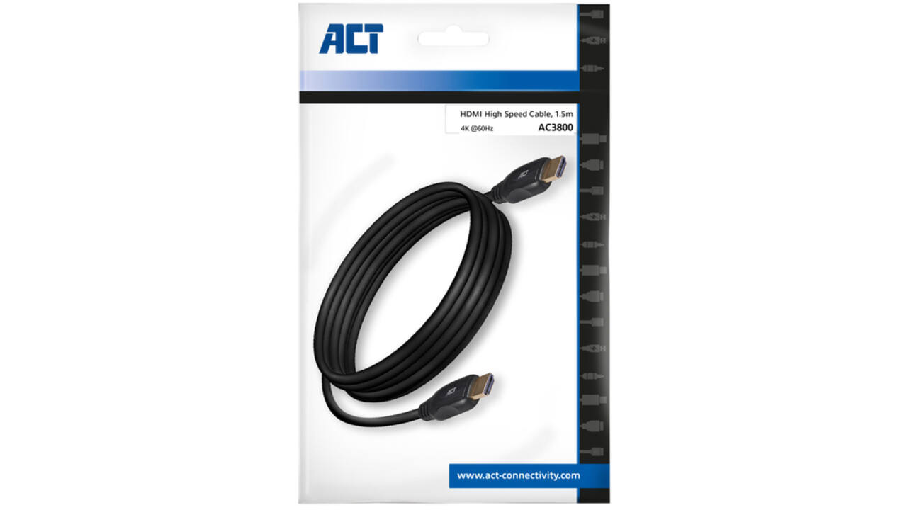 Kabel ACT HDMI High Speed type 1.4 1.5 meter