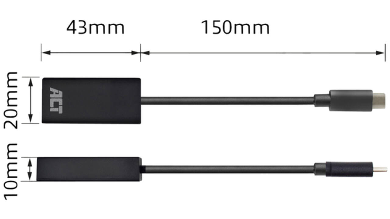 Adapter ACT USB-C naar HDMI 60Hz