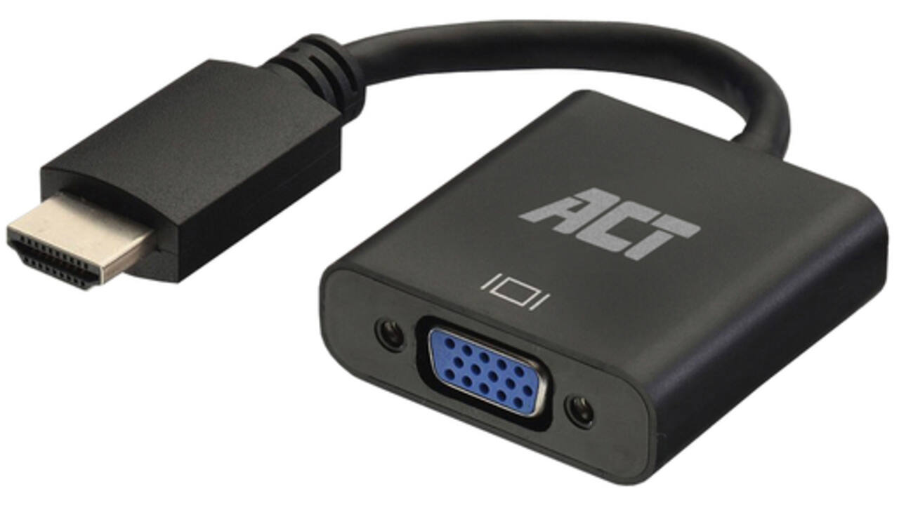 Adapter ACT HDMI naar VGA met audio