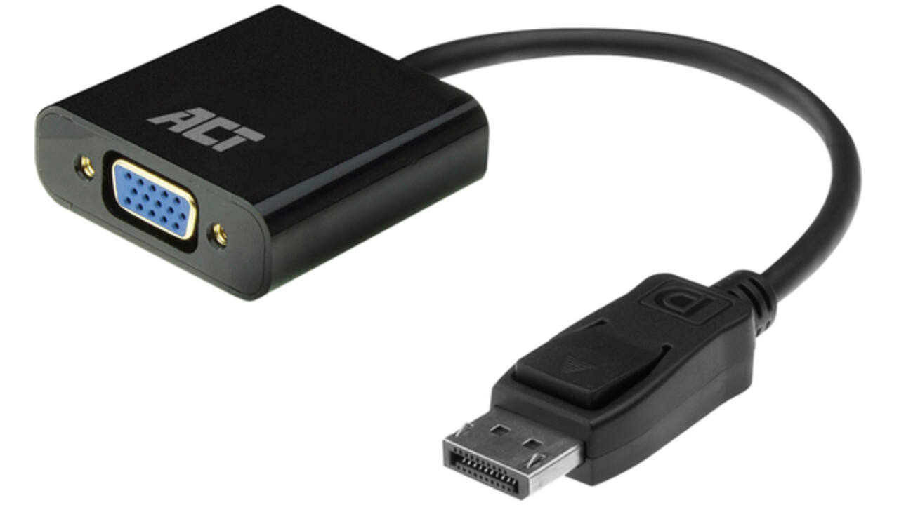 Adapter ACT DisplayPort naar VGA