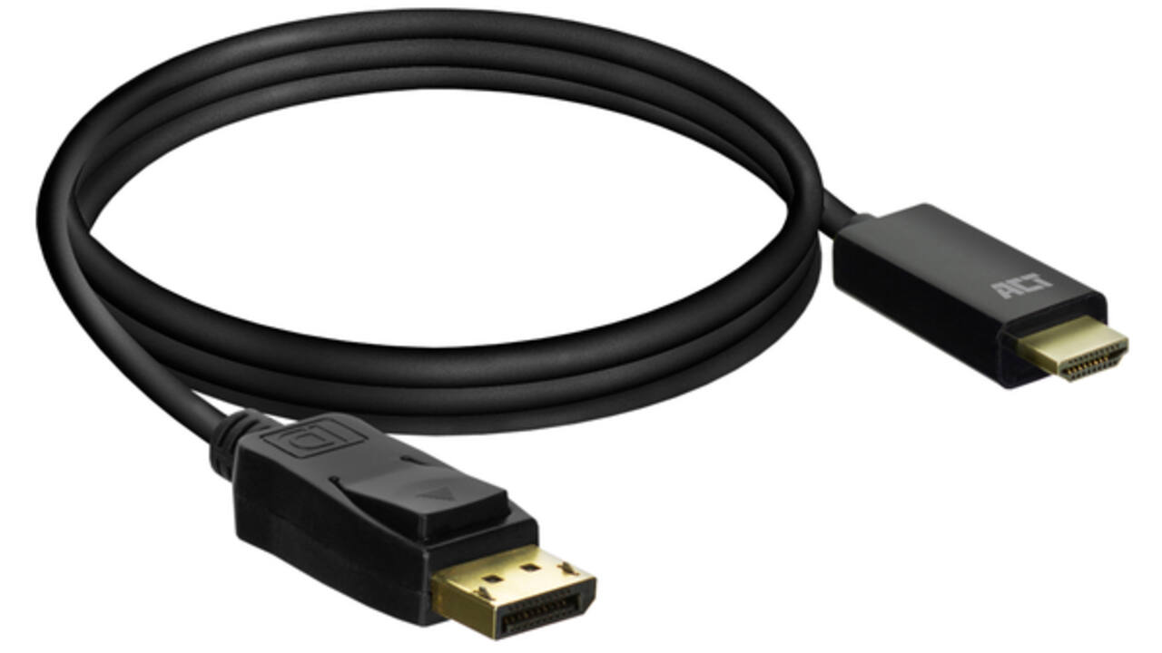Kabel ACT DisplayPort naar HDMI 1,8 meter
