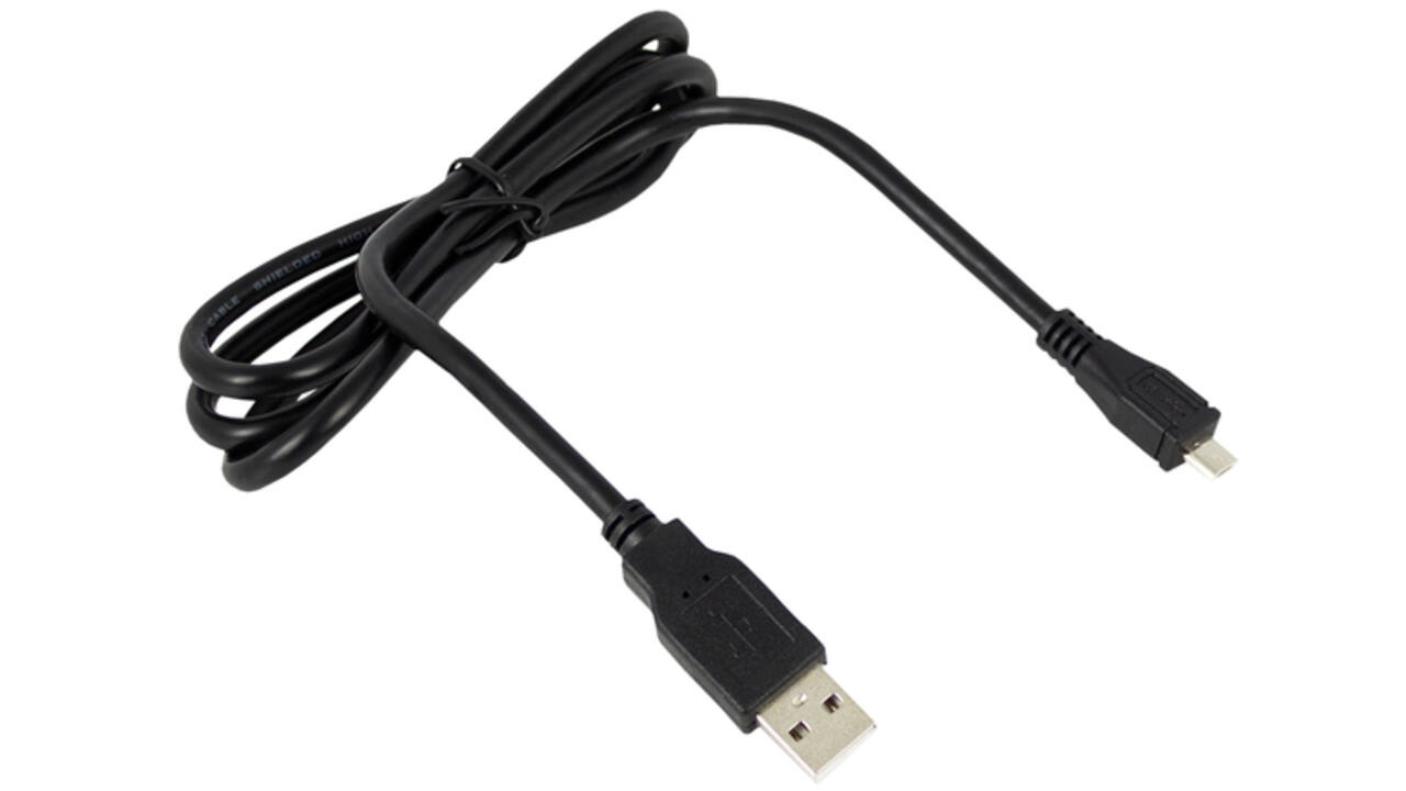 Kabel ACT USB 2.0 naar MicroB laad -en data 1 meter