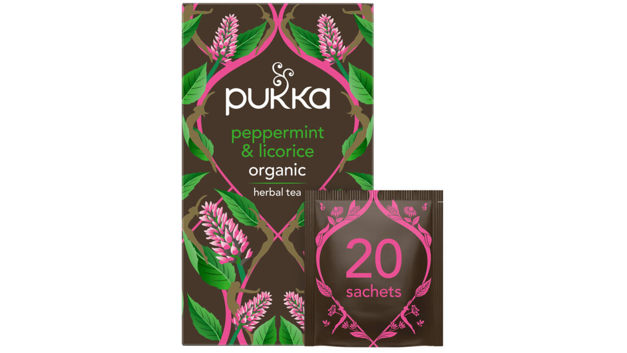 Thee Pukka peppermint licorice 20 zakjes