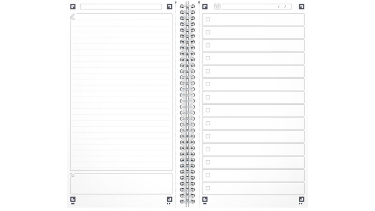 Task Manager Oxford 141x246 mm 115vel aqua