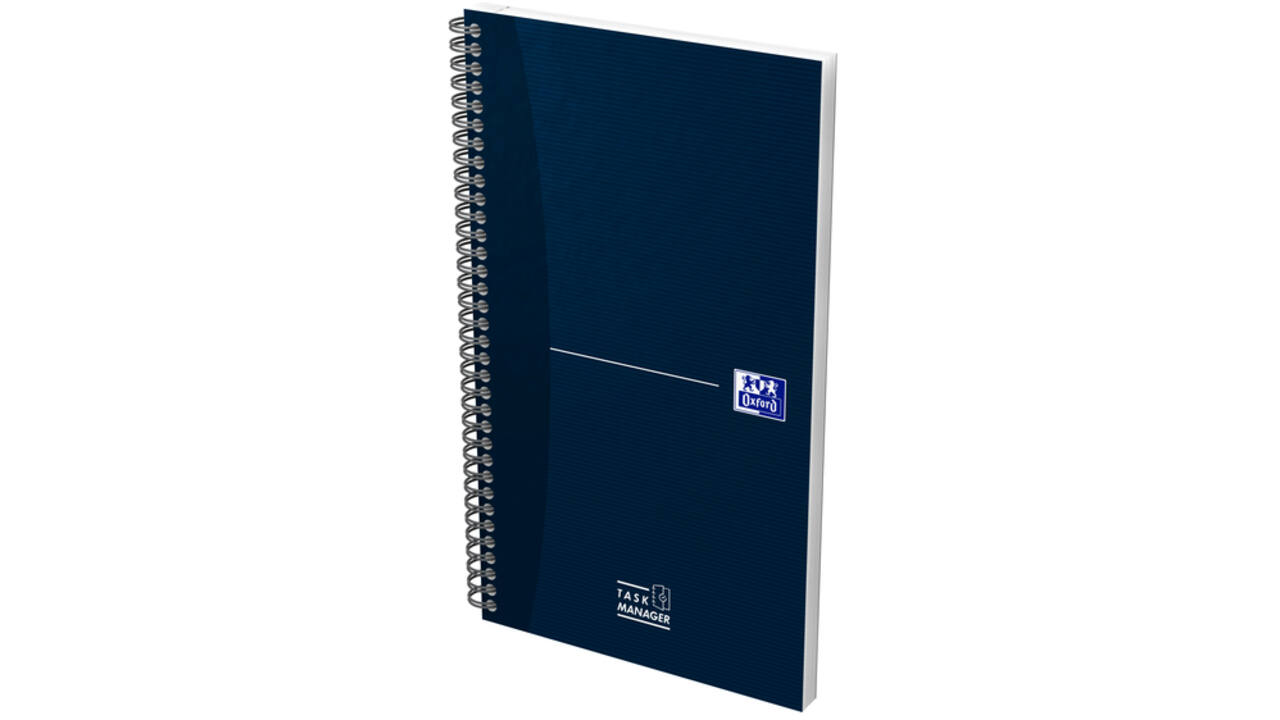 Task Manager Oxford 141x246 mm 115vel blauw