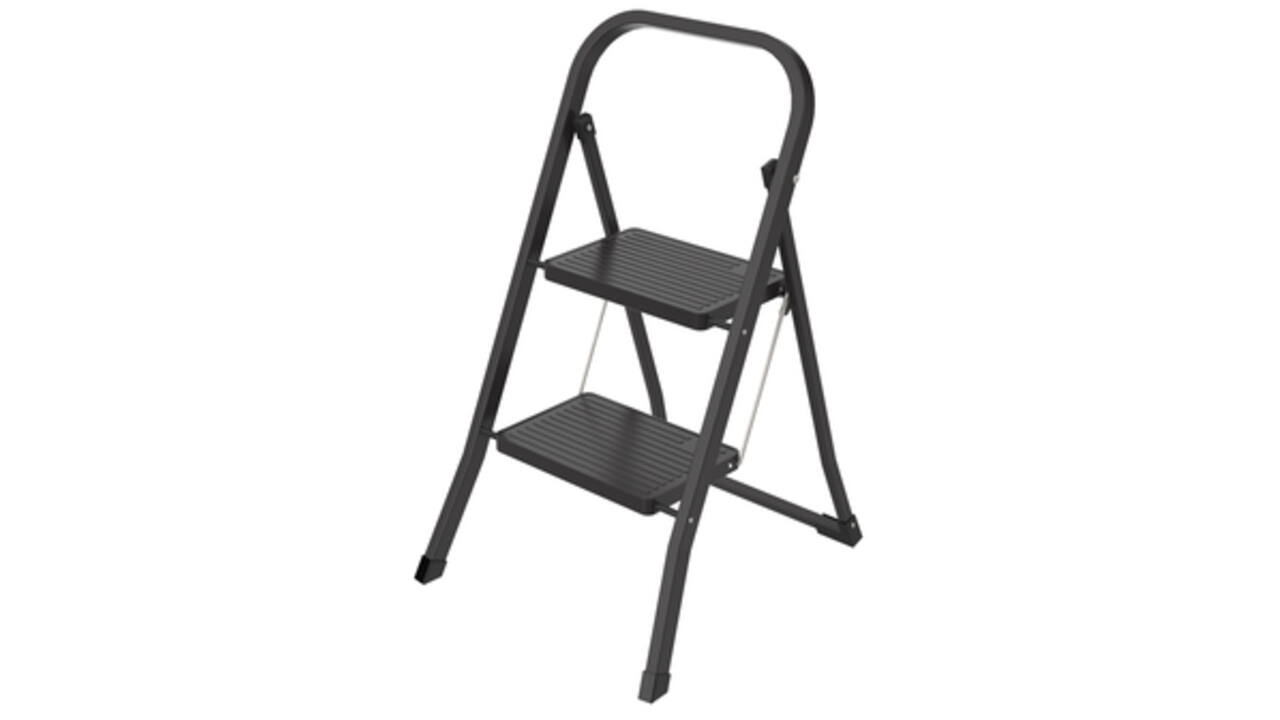 Huishoudtrap BRASQ 2 treden SL200 zwart