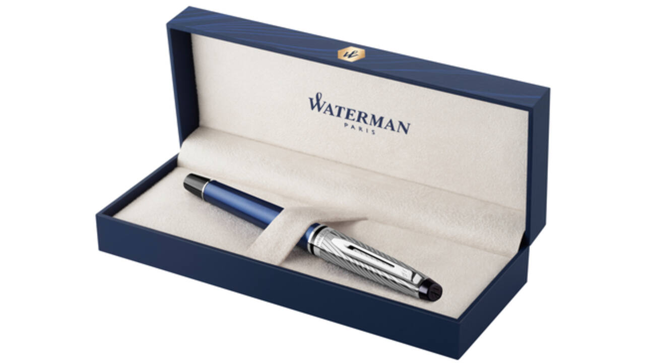 Vulpen Waterman Expert metallic Blue CT medium
