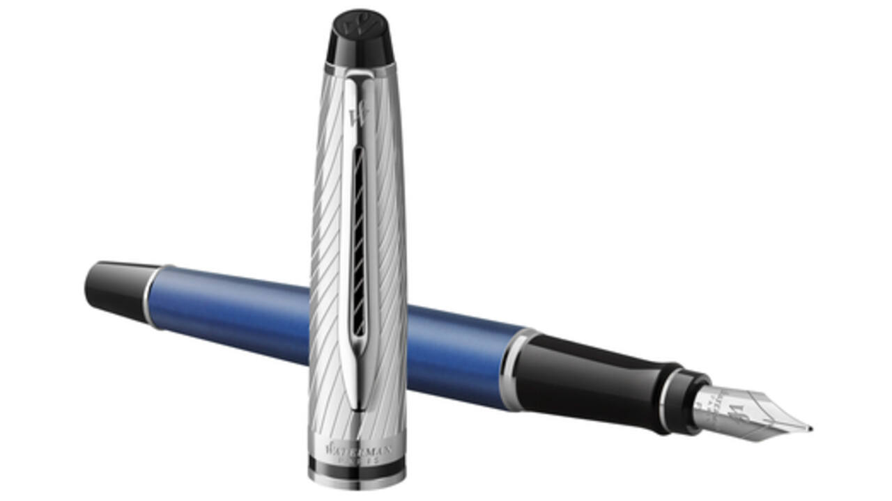 Vulpen Waterman Expert metallic Blue CT medium