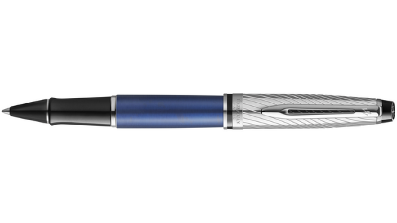 Rollerpen Waterman Expert metallic Blue CT fijn