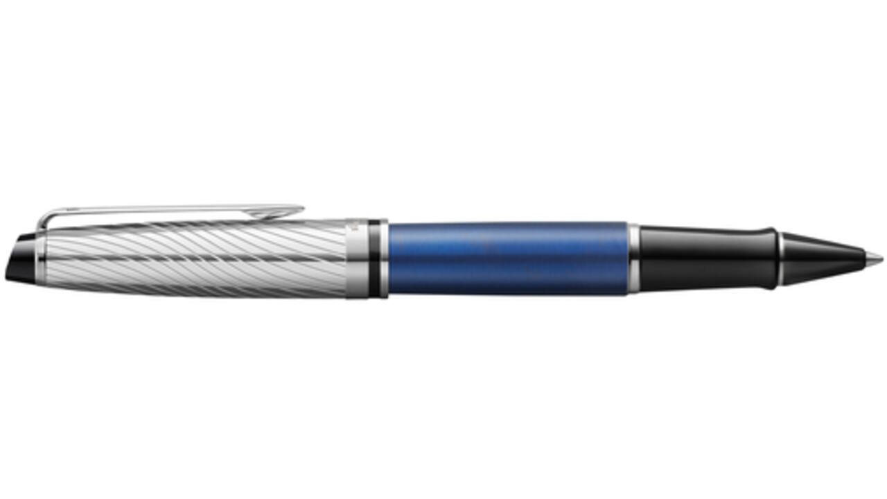 Rollerpen Waterman Expert metallic Blue CT fijn