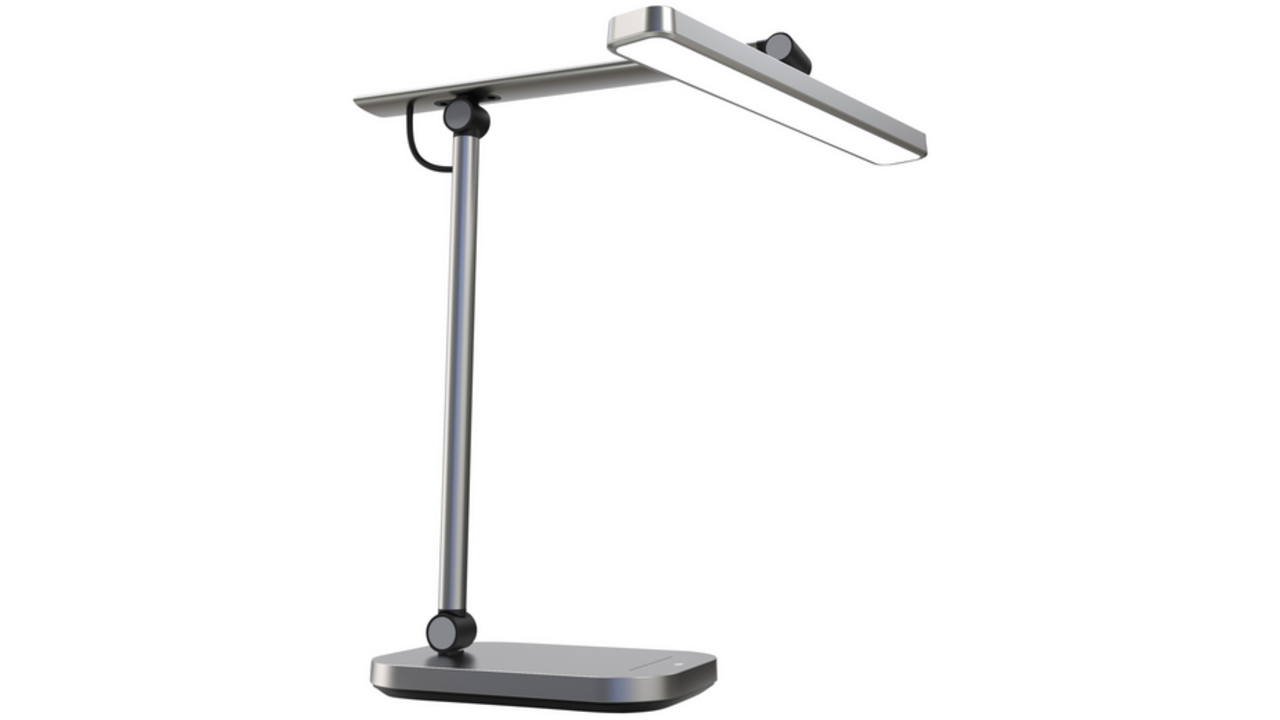 Bureaulamp Unilux Pureline led grijs