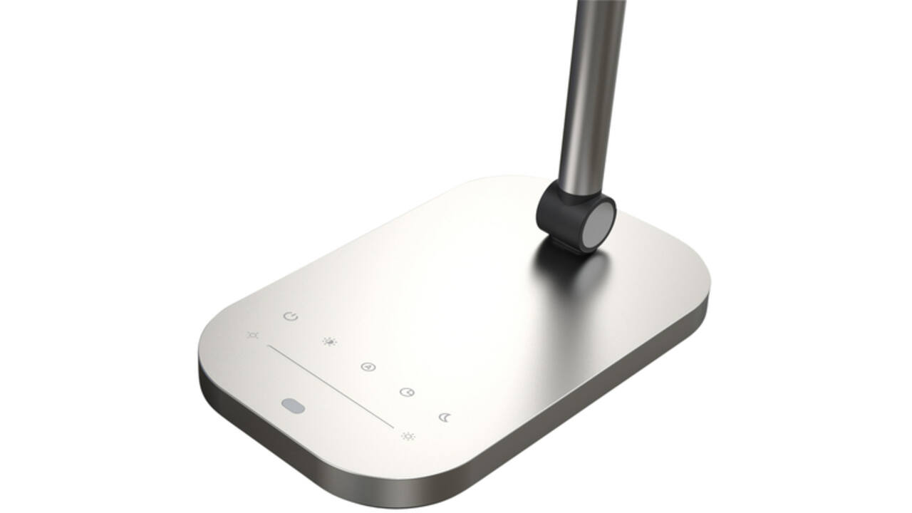 Bureaulamp Unilux Pureline led grijs