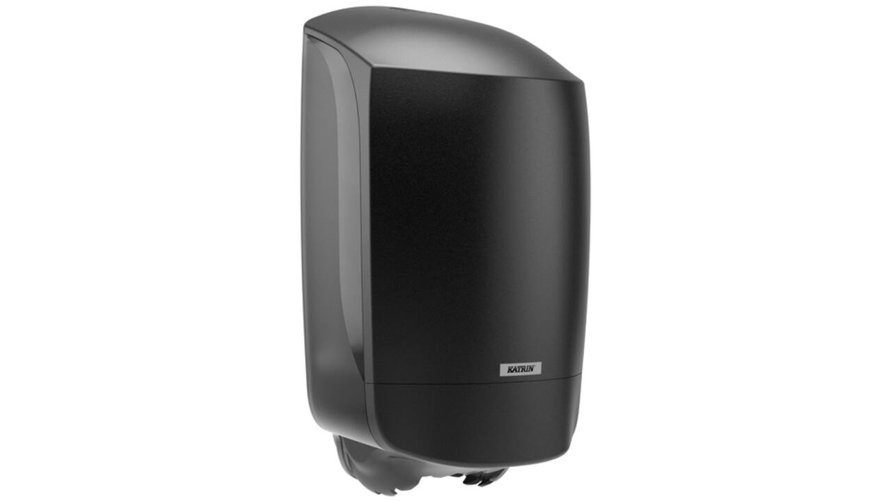 Poetsroldispenser Katrin centerfeed S zwart 82247