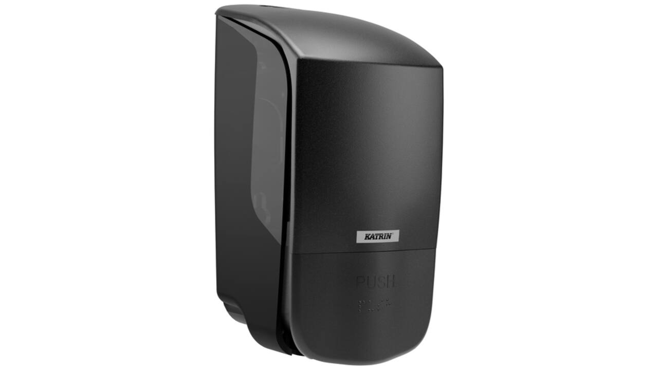 Handzeepdispenser Katrin 500ml zwart 77359