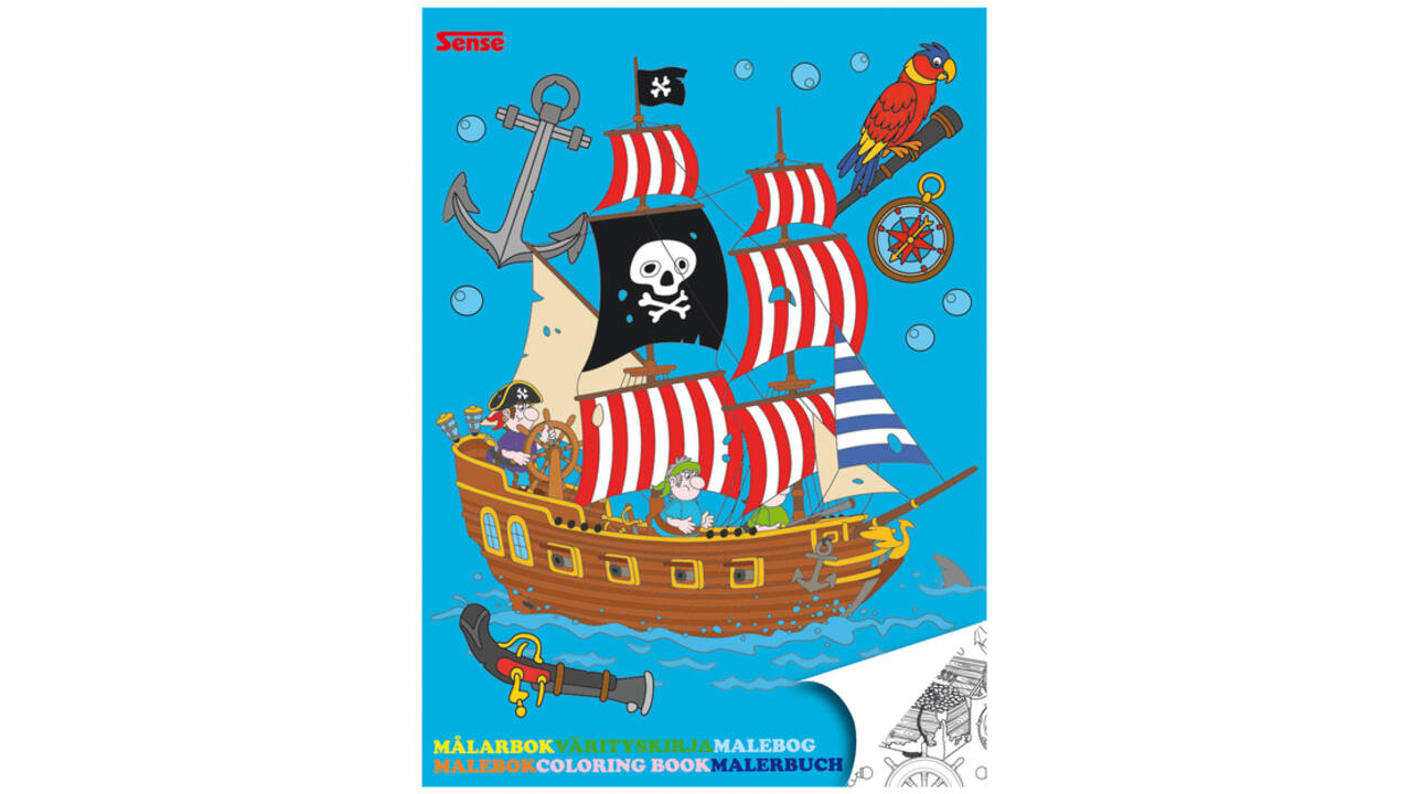 Kleurboek Haza Sense Piraten