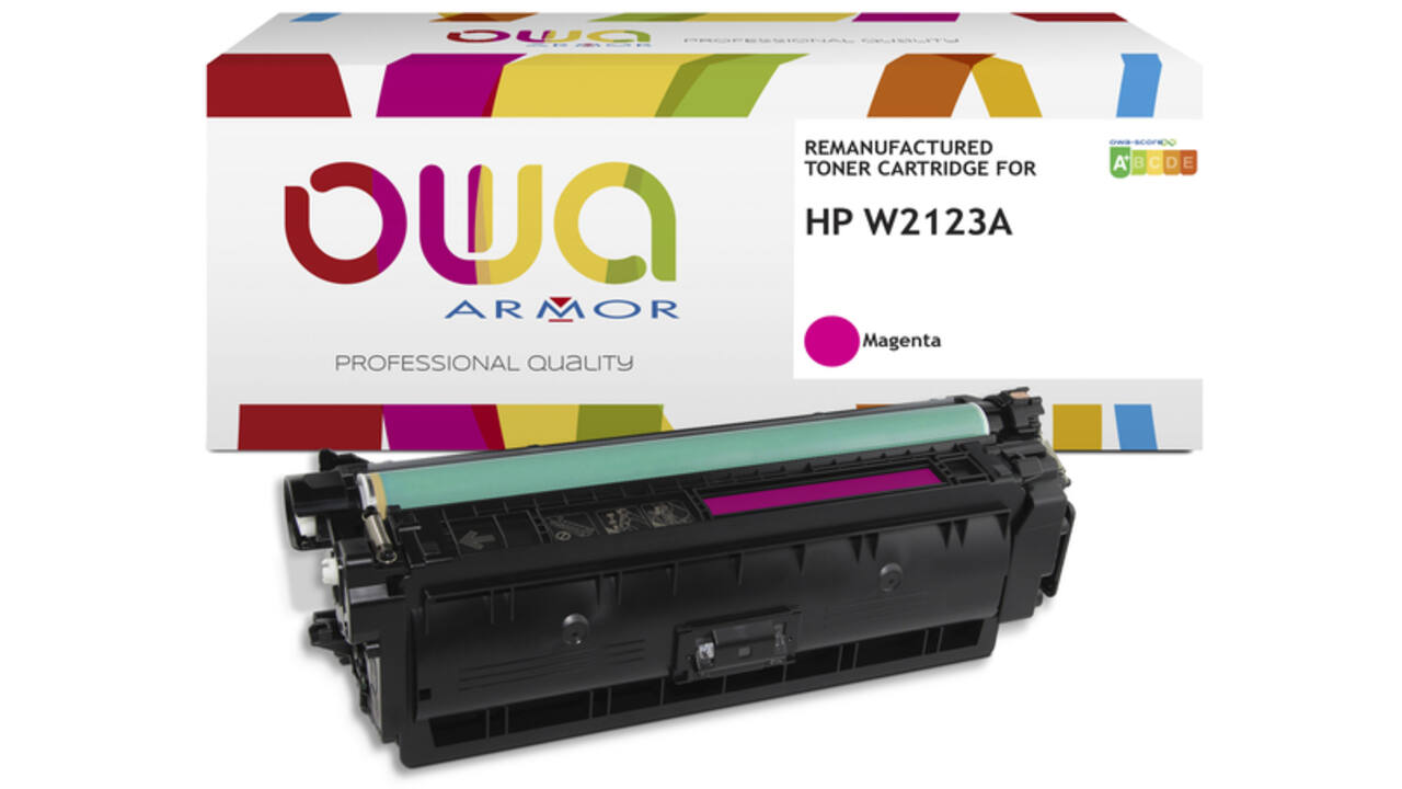 Tonercartridge OWA alternatief tbv HP W2123A rood
