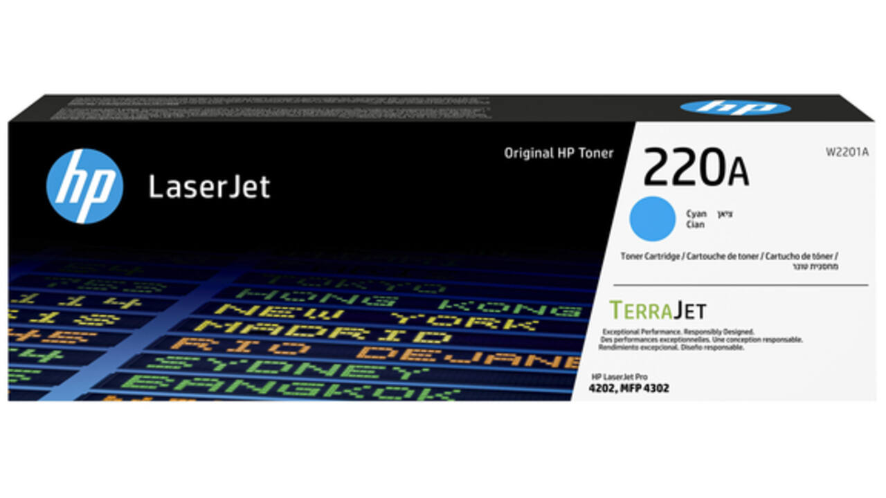 Tonercartridge HP W2201A 220A blauw