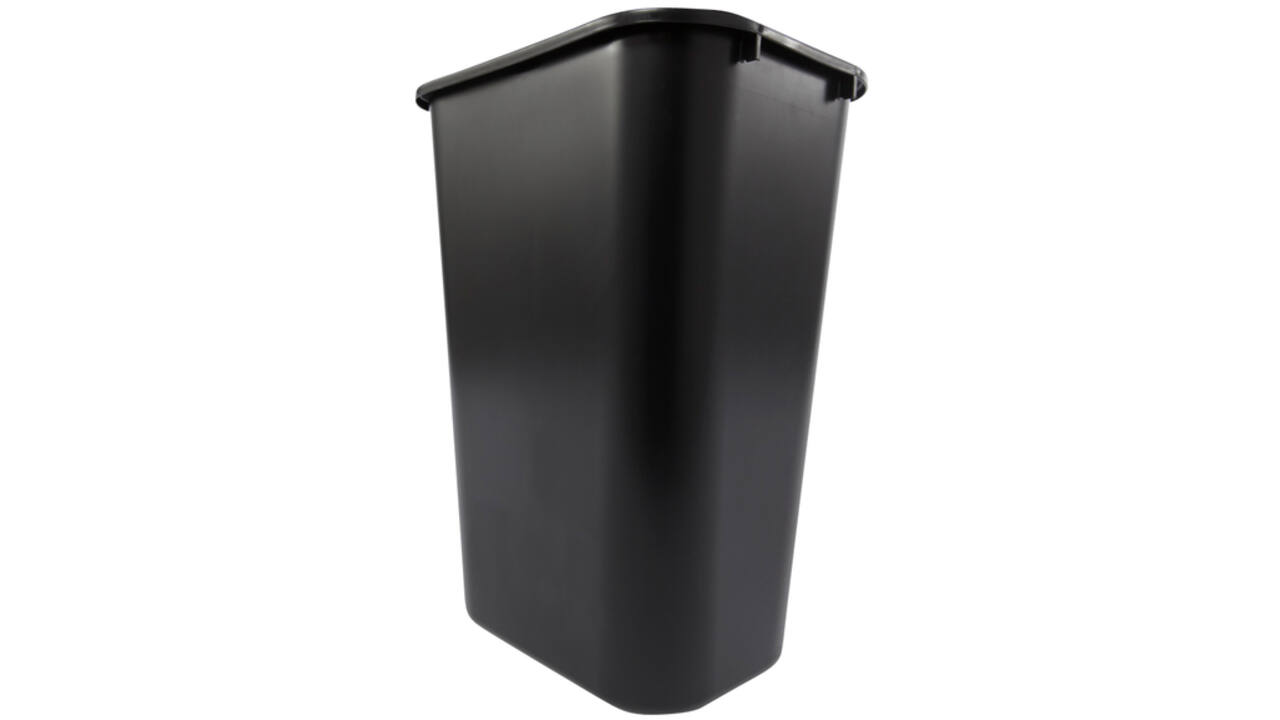 Afvalbak Rubbermaid groot 39liter zwart