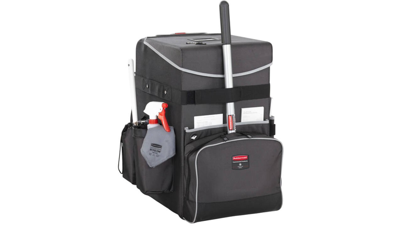 Trolley Rubbermaid Executive Quick Cart groot grijs