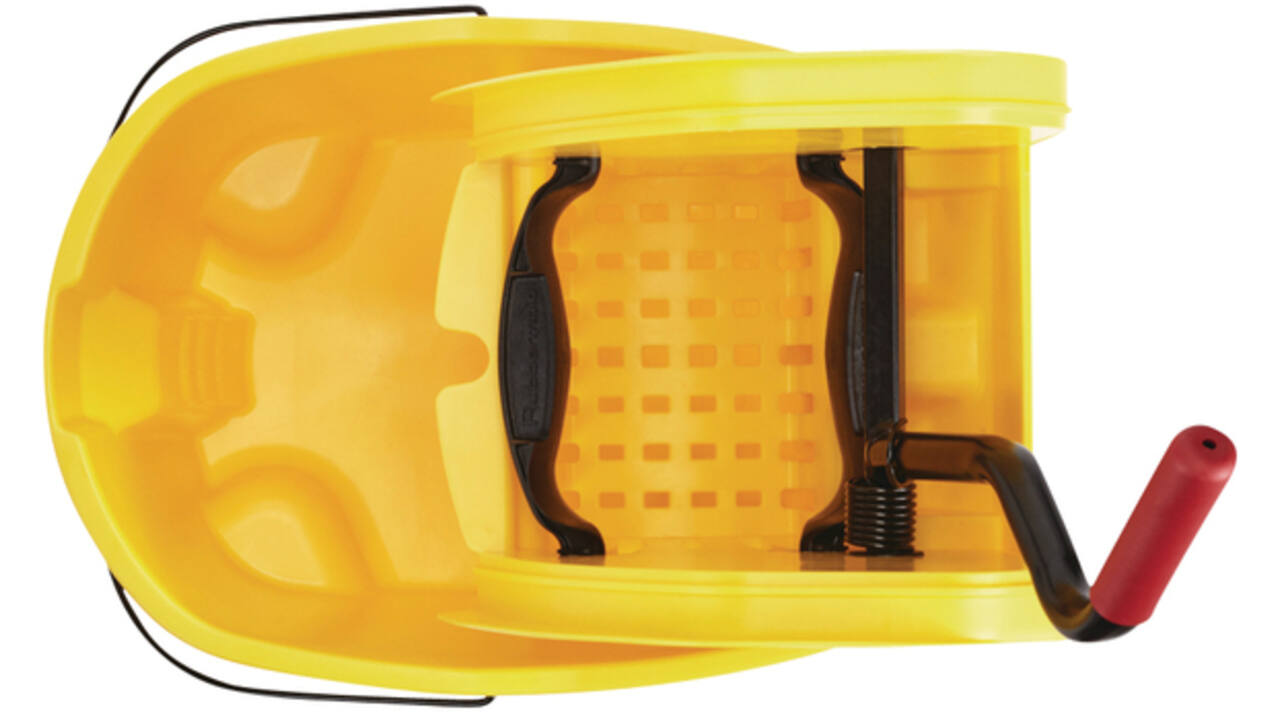 Mopemmer Rubbermaid Wavebrake met wringer 33liter geel
