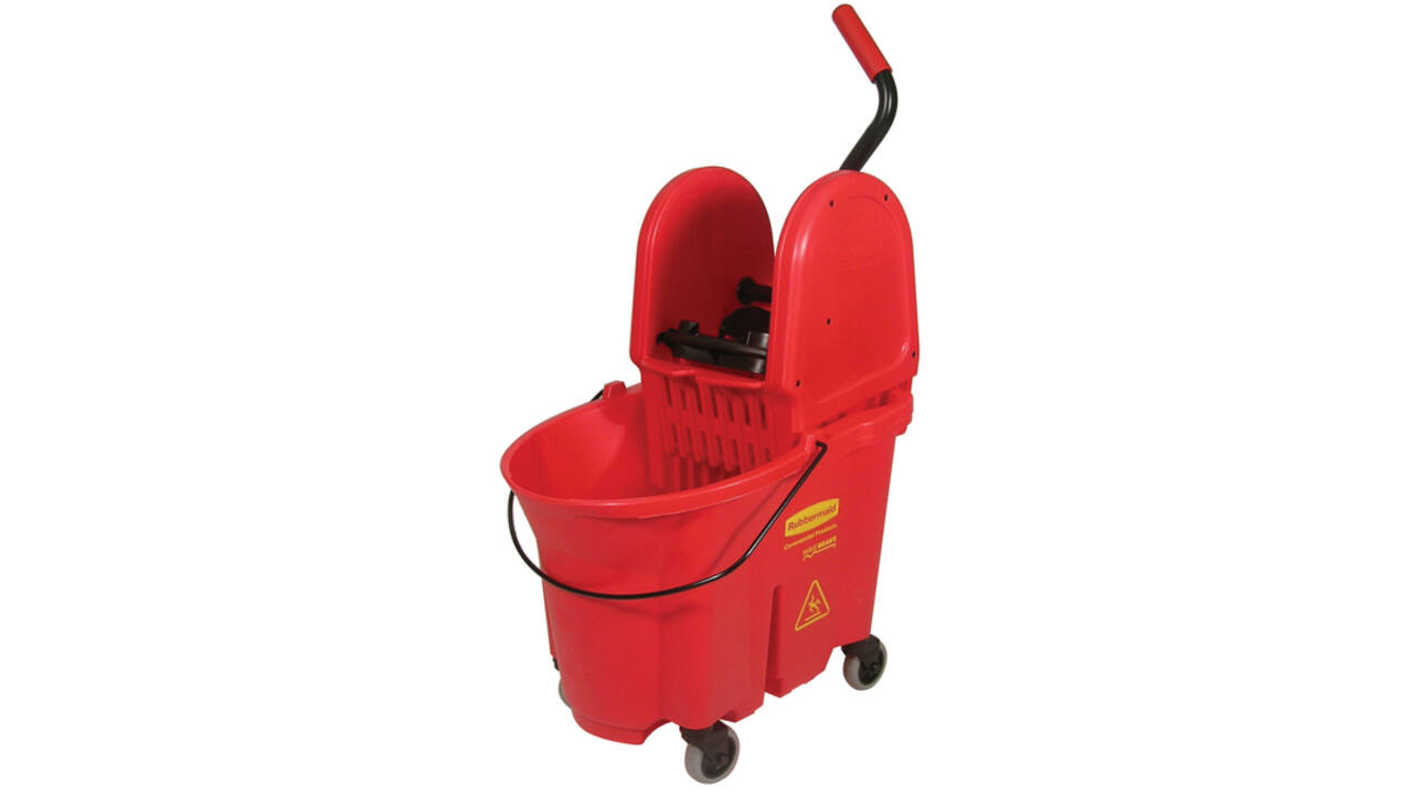 Mopemmer Rubbermaid Wavebrake met wringer 33L rood