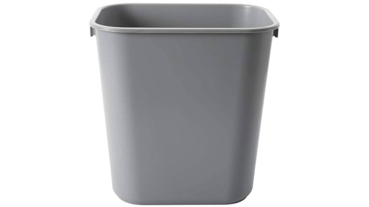 Afvalbak Rubbermaid klein 12liter grijs