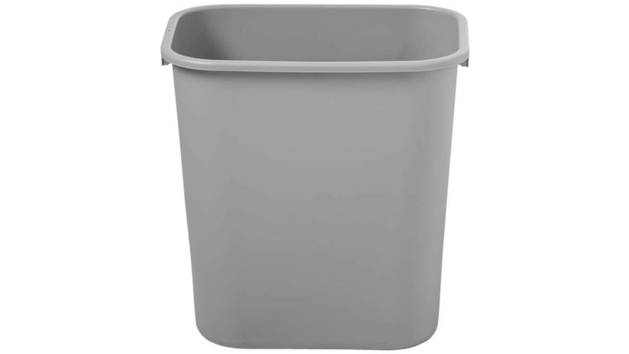 Afvalbak Rubbermaid groot 39liter grijs