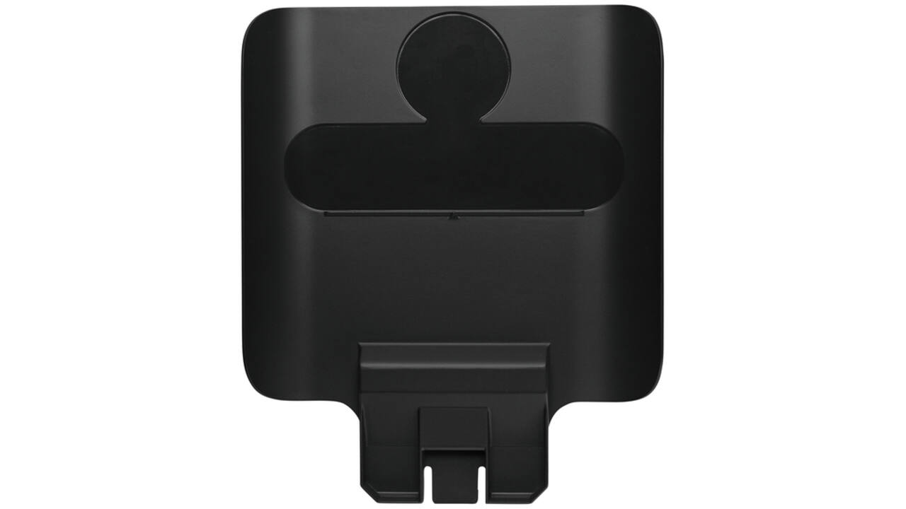 Paneel Rubbermaid Slim Jim Recyclestation voor label zwart