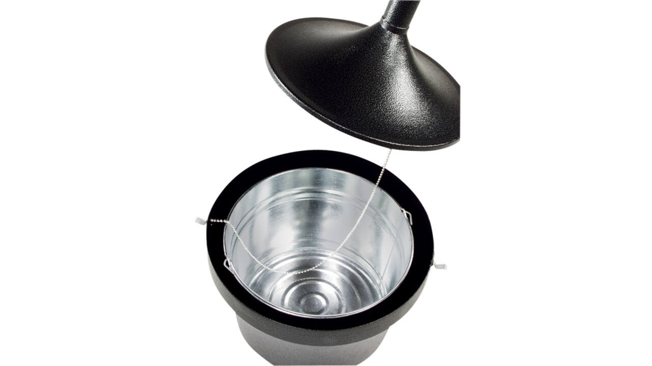 Asbak Rubbermaid Smokers' Station Aladdin vrijstaand zwart