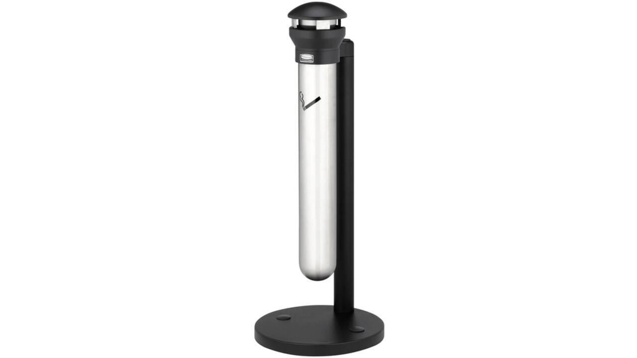 Asbak Rubbermaid Infinity vrijstaand RVS