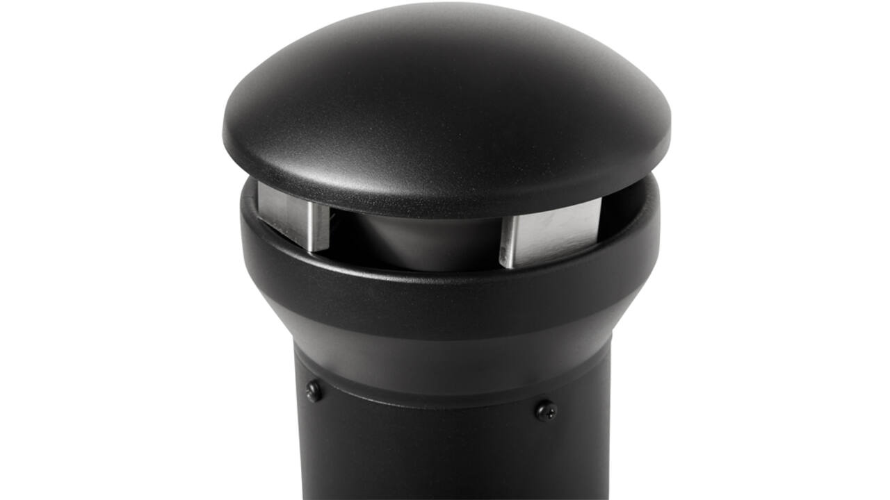 Asbak Rubbermaid Infinity Genie staand zwart