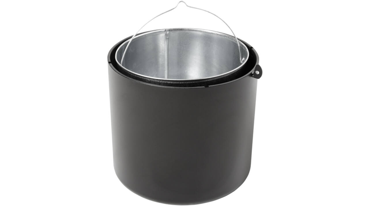Asbak Rubbermaid Infinity Genie staand zwart