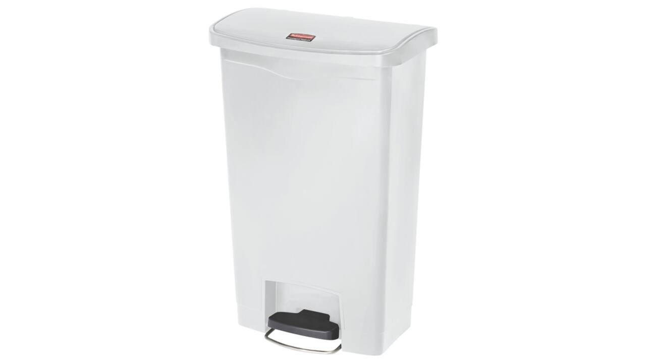 Pedaalemmer Rubbermaid Slim Jim Step-On 50liter wit