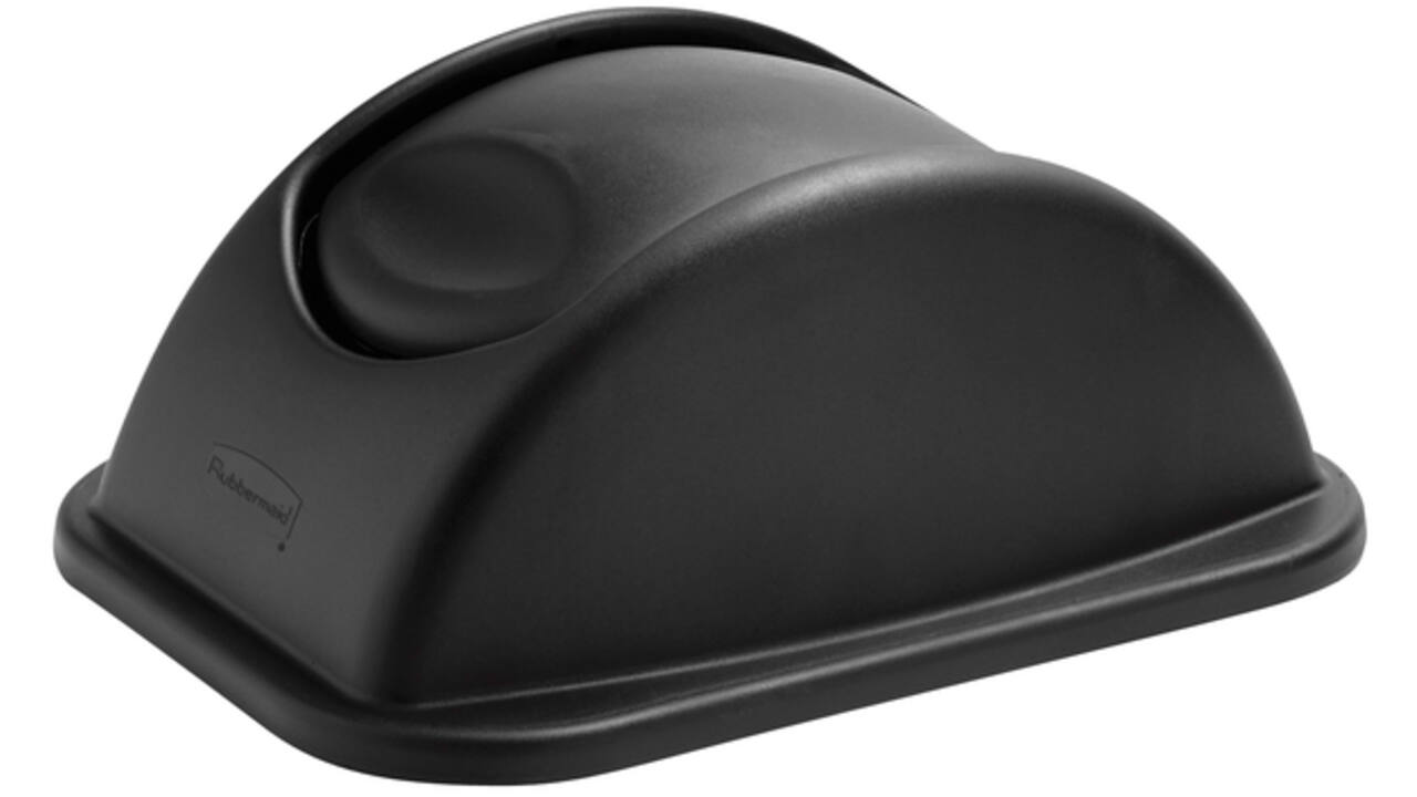 Deksel Rubbermaid medium 26liter zwart