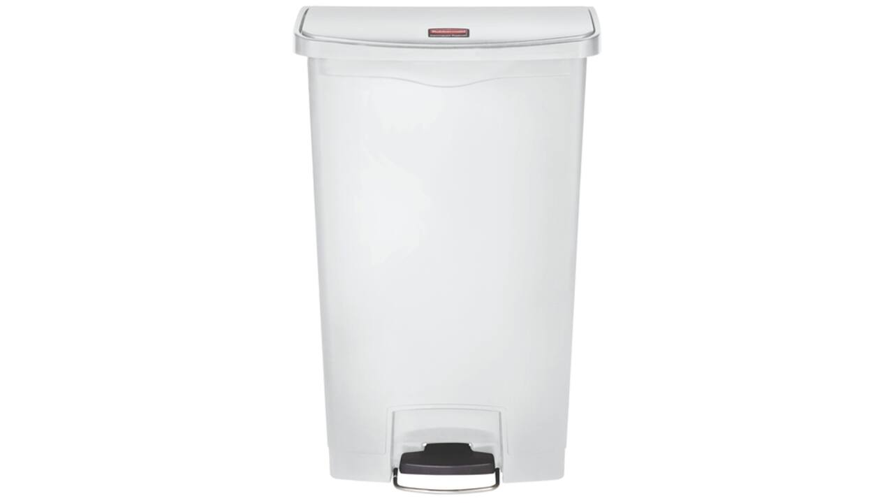 Pedaalemmer Rubbermaid Slim Jim Step-On 68liter wit