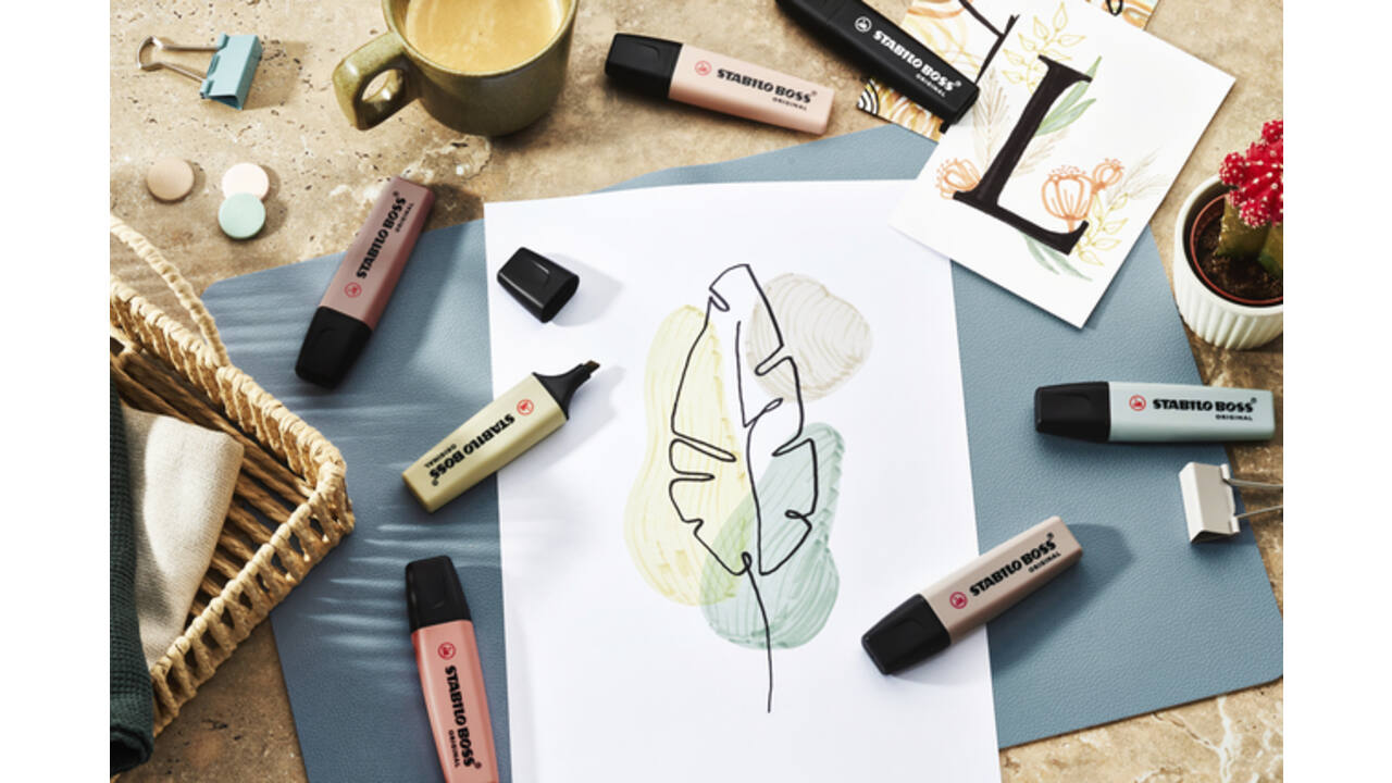 Markeerstift STABILO Boss 70/175 nature colors sienna