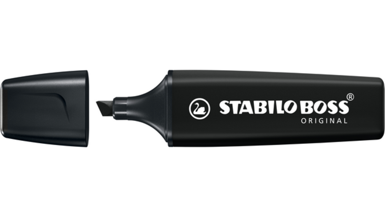Markeerstift STABILO Boss Original 70/46 nature colors zwart