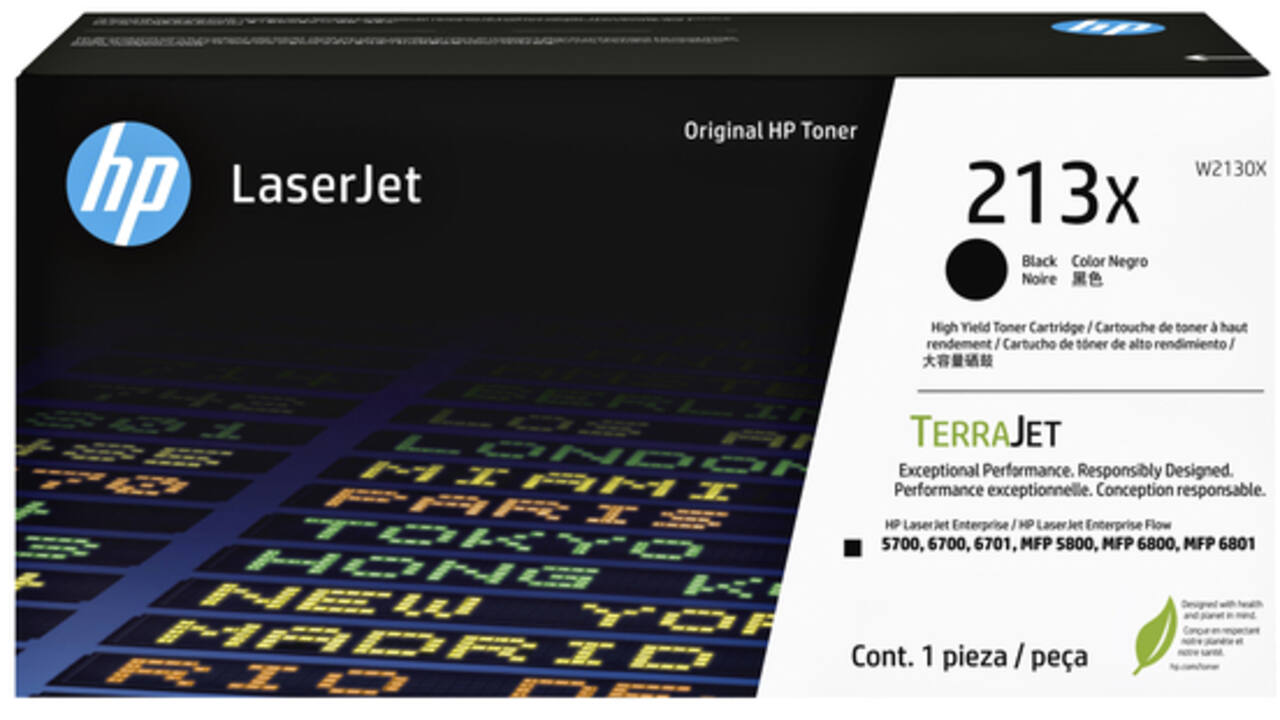 Tonercartridge HP W2130X 213X zwart