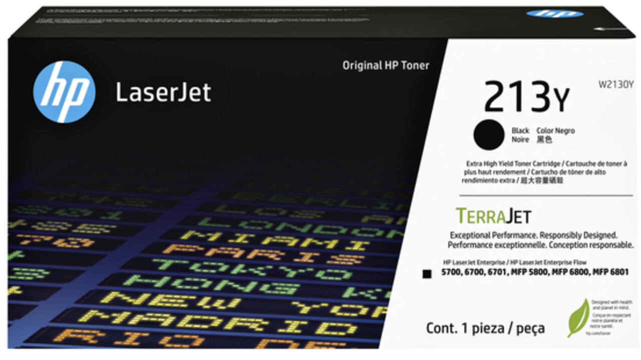 Tonercartridge HP W2130Y 213Y zwart
