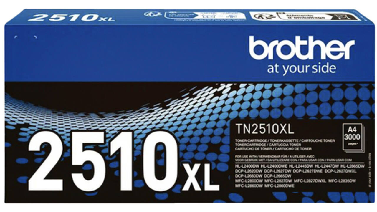 Toner Brother TN-2510XL zwart