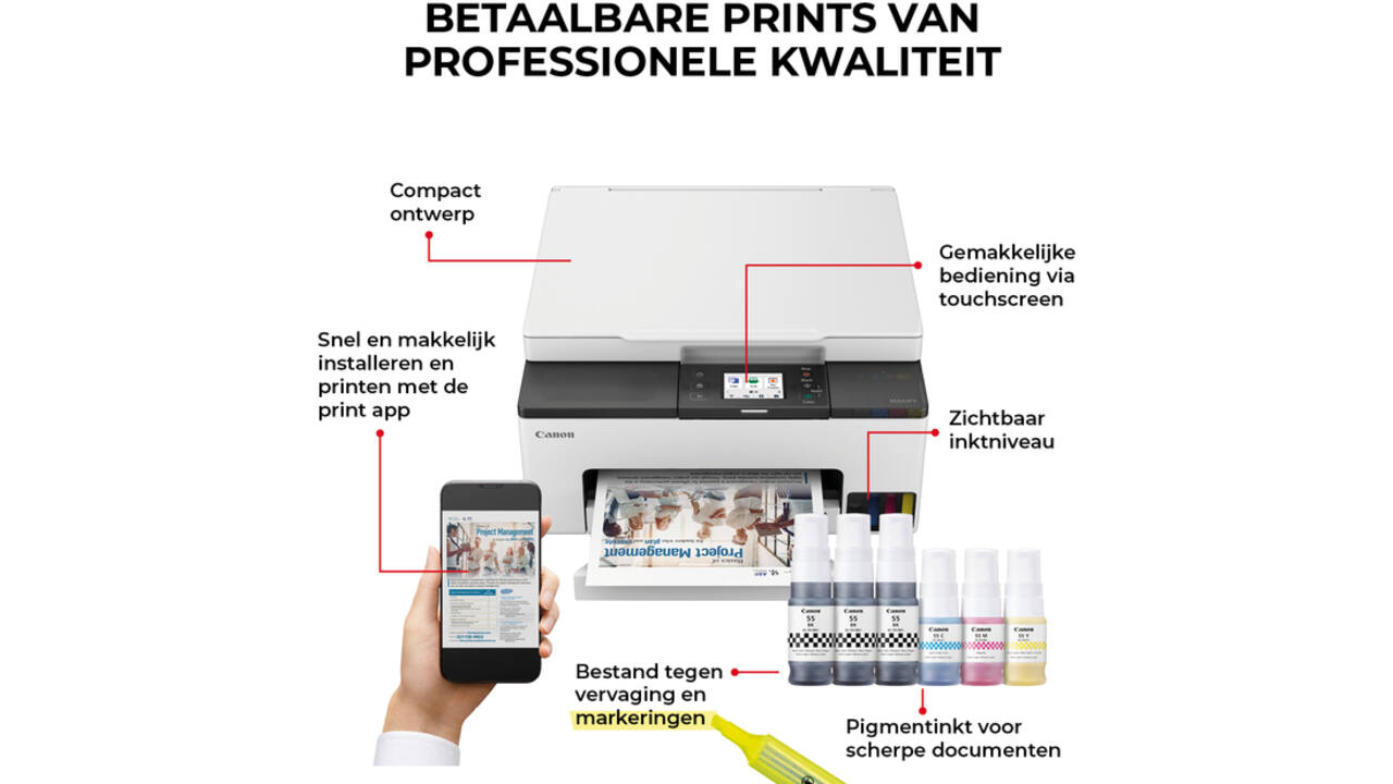 Multifunctional inktjet printer Canon MAXIFY GX1050
