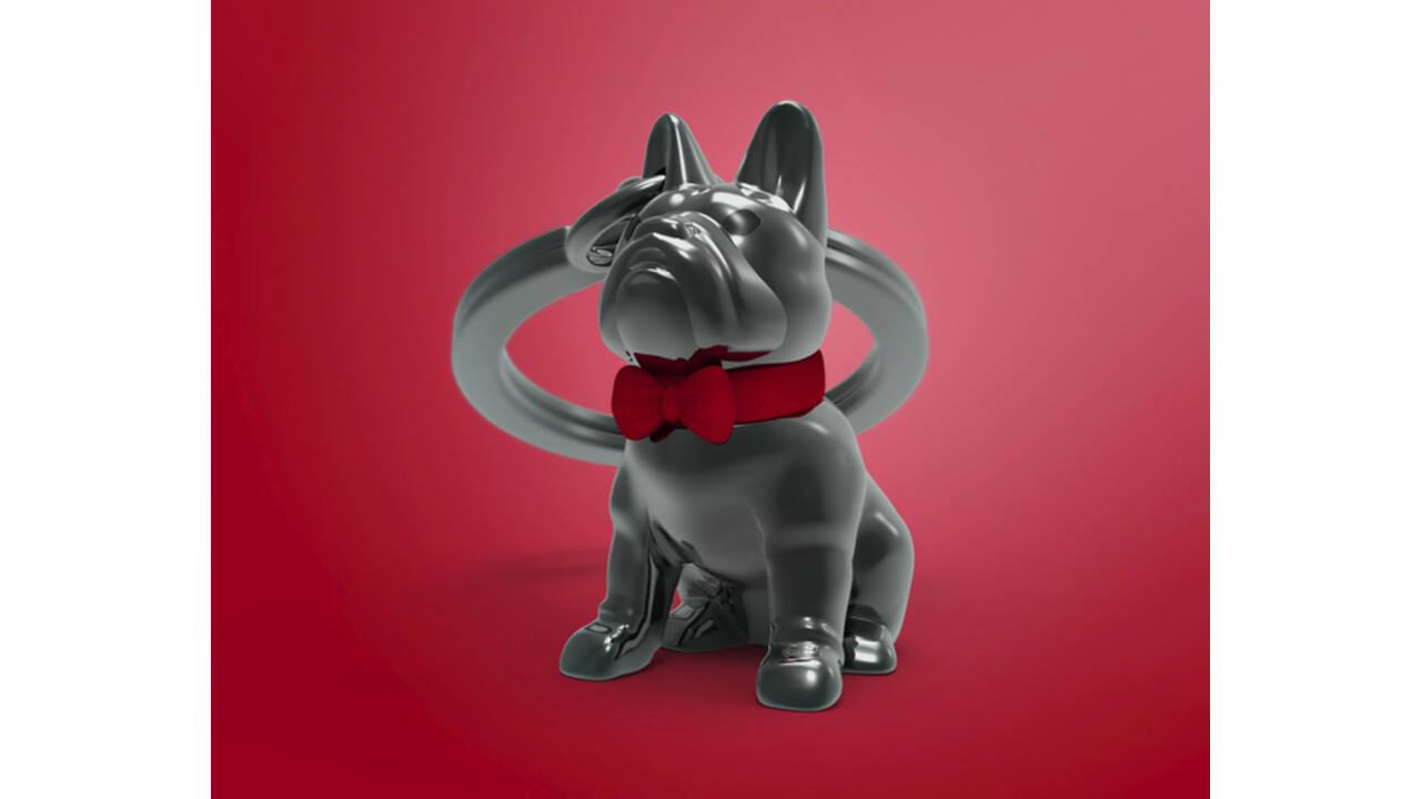Sleutelhanger Metalmorphose bull-dog