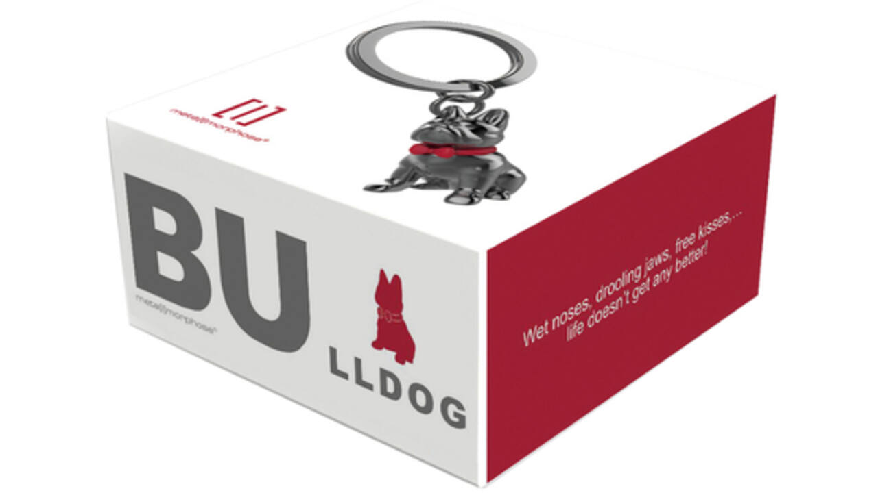 Sleutelhanger Metalmorphose bull-dog