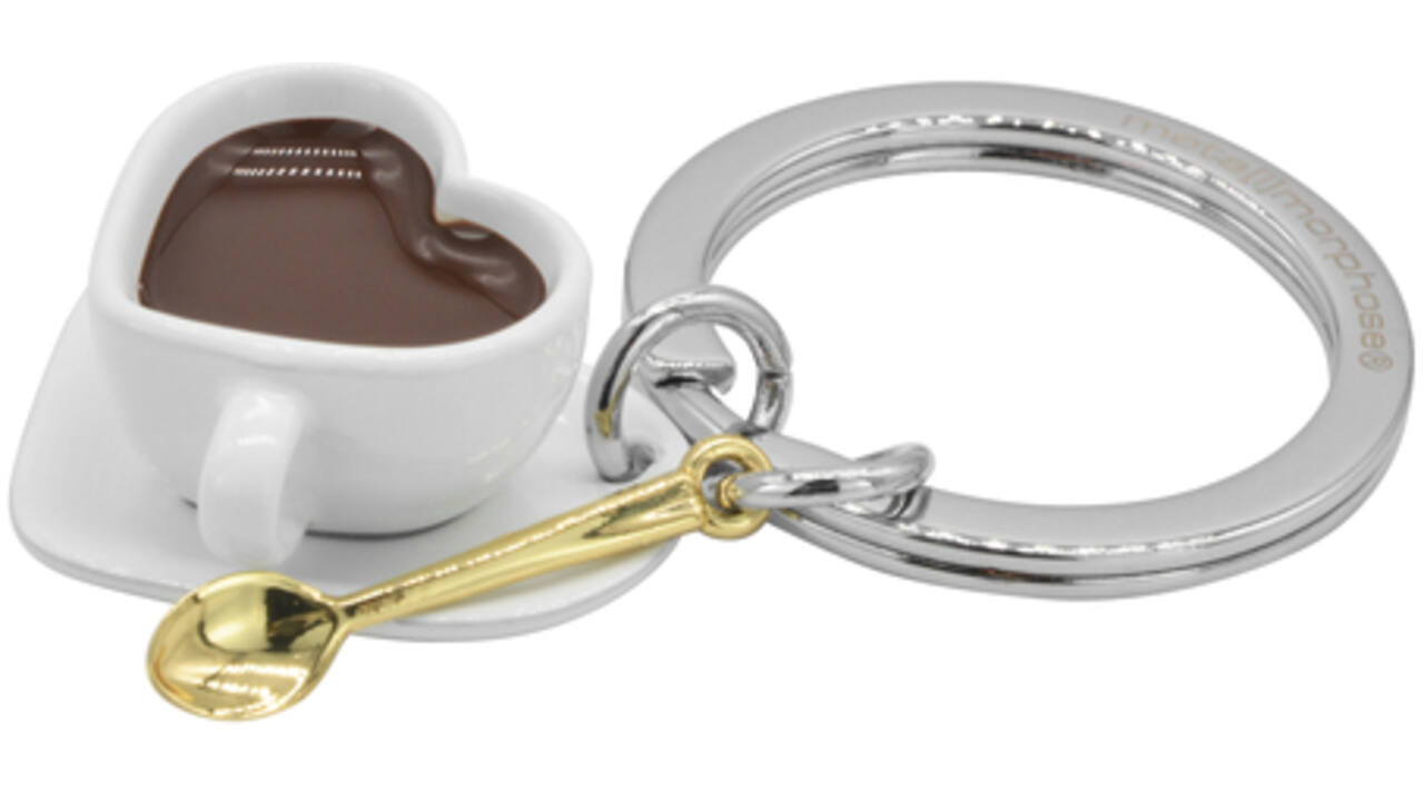 Sleutelhanger Metalmorphose "Coffee lover"