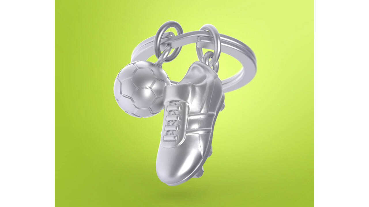 Sleutelhanger Metalmorphose voetbalschoen
