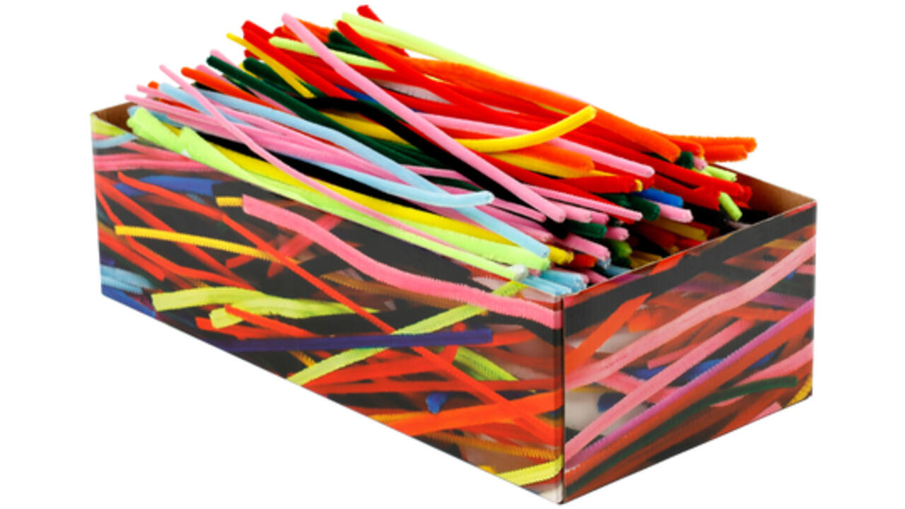 Chenilledraad Creativ Company 30cm dikte 4, 6, 9mm 700 stuks assorti