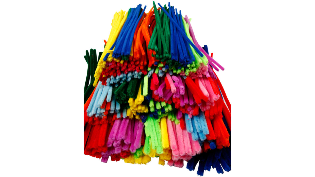 Chenilledraad Creativ Company 30cm dikte 4, 6, 9mm 700 stuks assorti