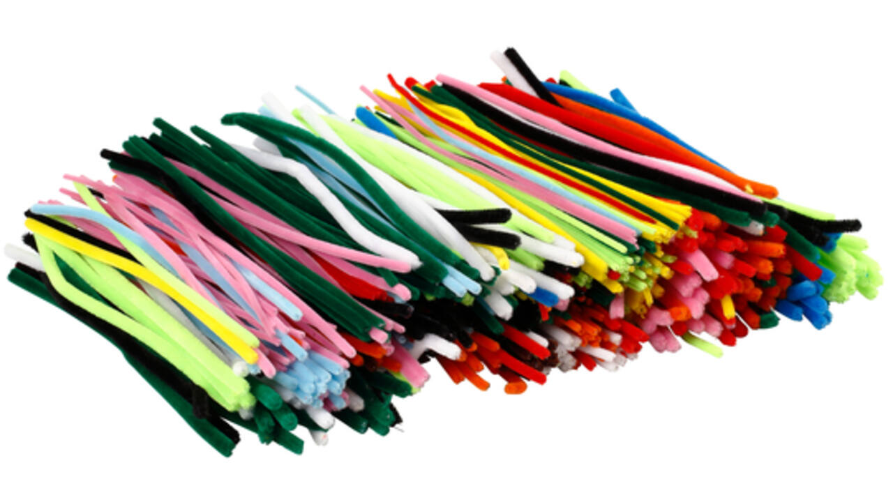Chenilledraad Creativ Company 30cm dikte 4, 6, 9mm 700 stuks assorti