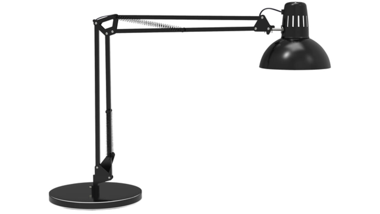 Bureaulamp MAUL Study voet excl.LED lamp E27 zwart